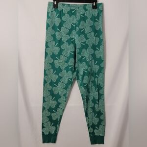 Carter's Green Clover Print Pajama Pants Size M